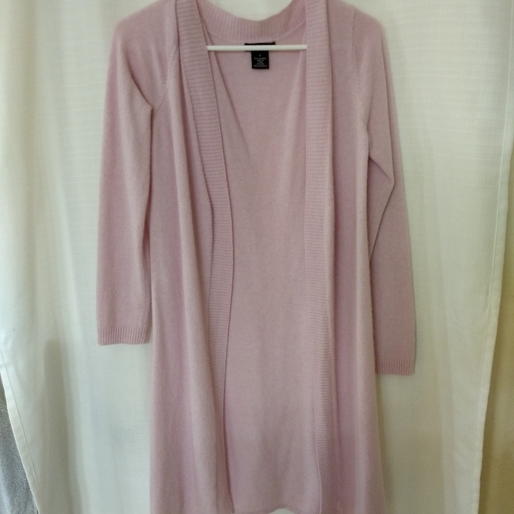 Sofia Cashmere pale pink duster